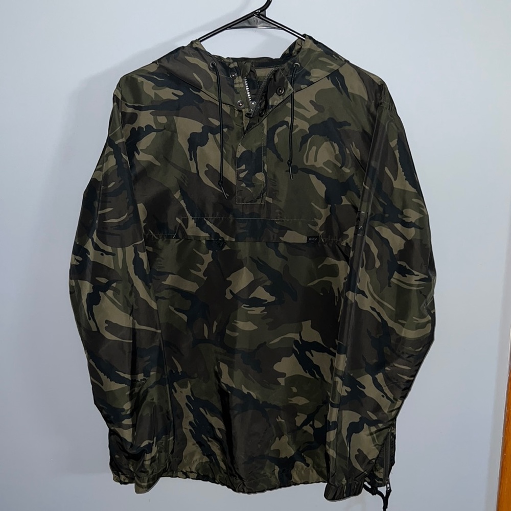 RVCA Camo Quarter Zip